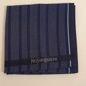 YVES SAINT LAURENT UCHIYAMA COLLECTION SCARF HANDKERCHIEF POCKET SQUARE